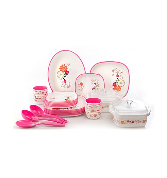 Nayasa Pack of 32 Dinner Set  (Plastic)