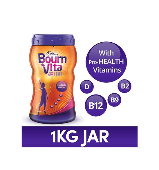 Cadbury Bournvita Health Drink, 1kg Jar